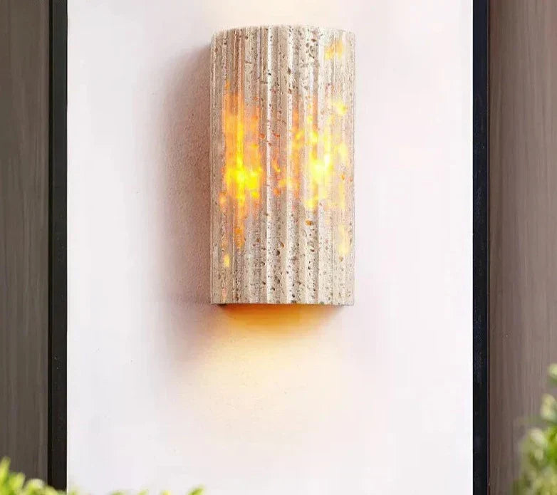 Natural Stone Wall Lamp Indoor